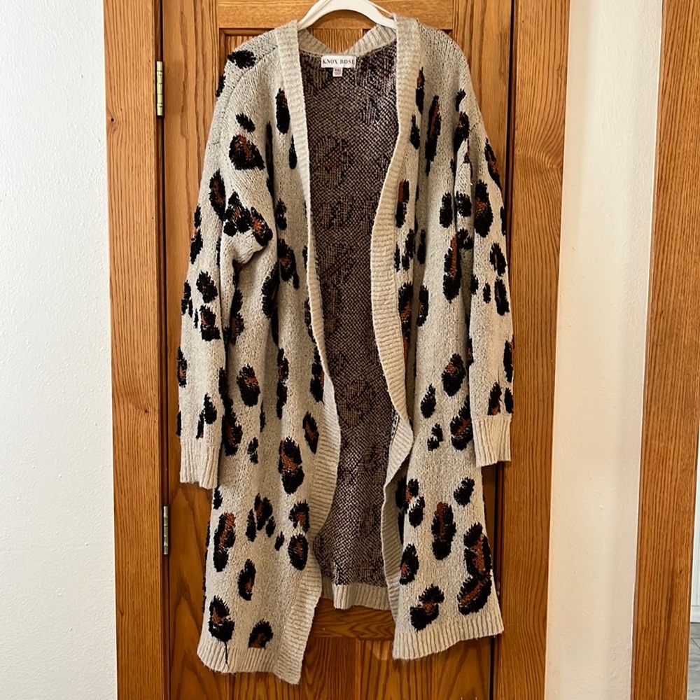 Knox Rose Leopard Cardigan